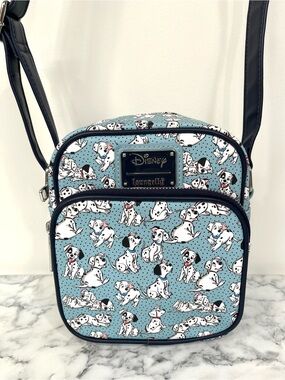Loungefly Disney 101 Dalmatians Light Blue Crossbody Bag